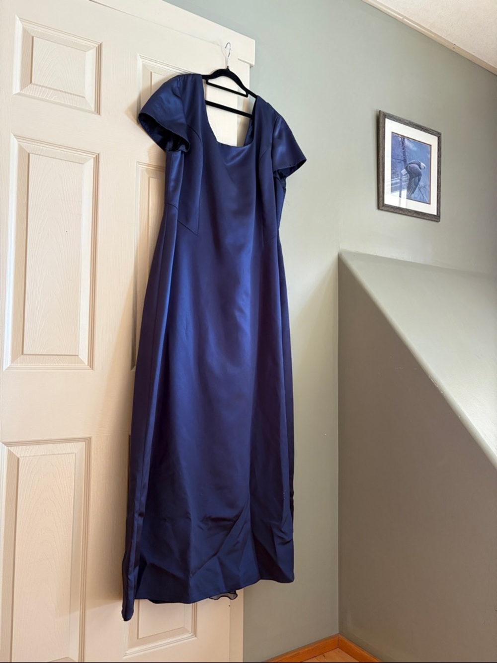 1990’s Nu-Mode Size 21/22 Formal Satin Sleeveless Dress
